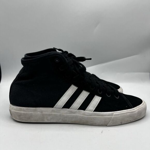 Adidas Mens Matchcourt High RX CQ1120 Black Casual Shoes Sneakers Size 9.5 - Picture 1 of 12